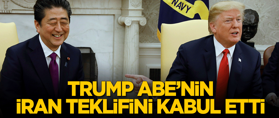 Trump, Japonya'nın 'İran' teklifini kabul etti