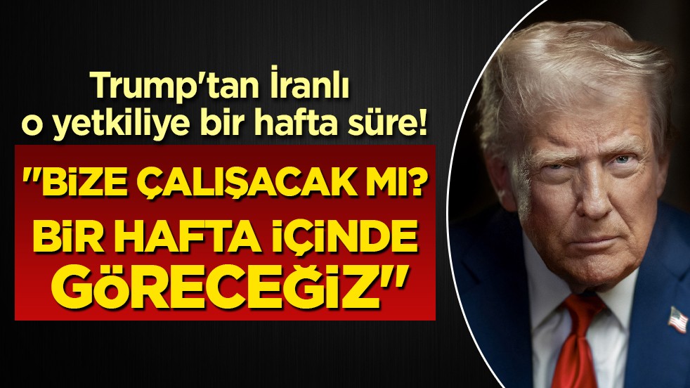 Trump: Kalibaf'ın ABD ile çalışıp çalışmayacağını göreceğiz