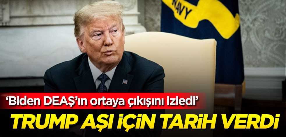 Trump koronavirüs aşısı için tarih verdi