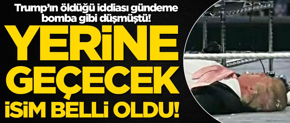Trump ölürse yerine geçecek isim belli oldu!