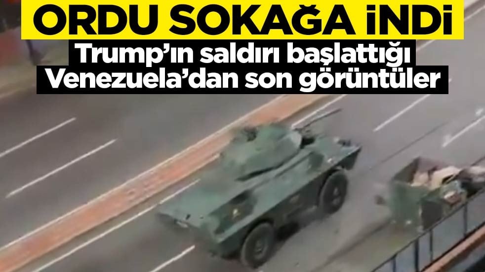 Trump saldırı başlattı: Venezuela'da ordu sokağa indi