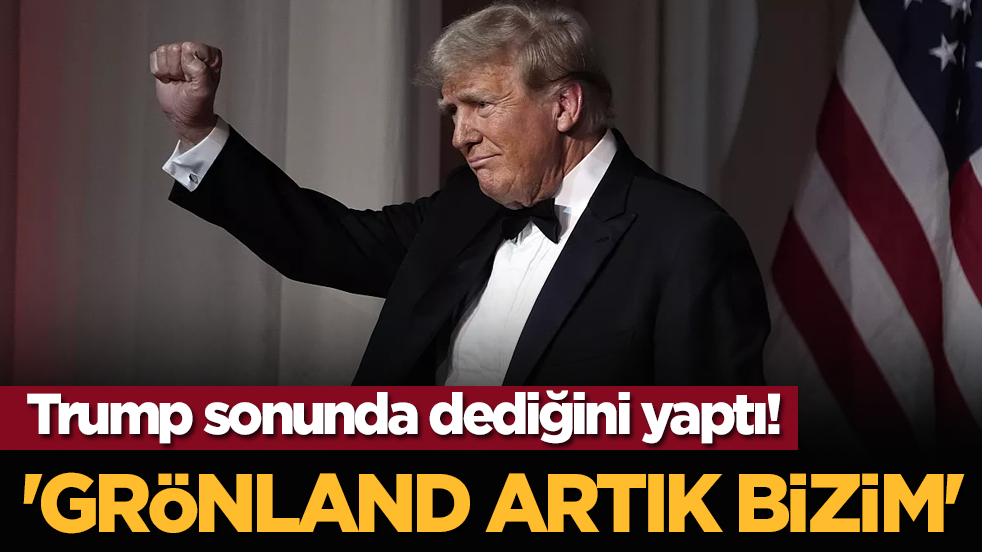 Trump sonunda dediğini yaptı! 'Grönland artık bizim'