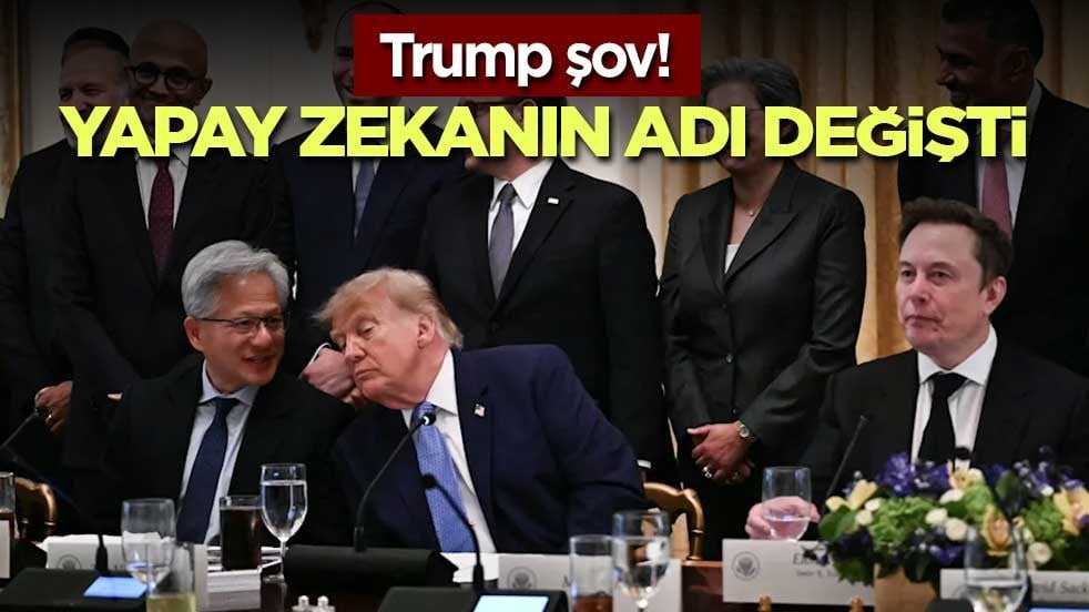 Trump şov! Yapay zekanın adı değişti