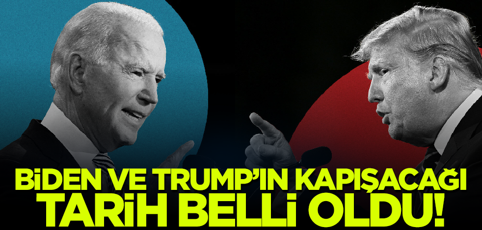 Trump ve Biden'ın kapışacağı tarih belli oldu