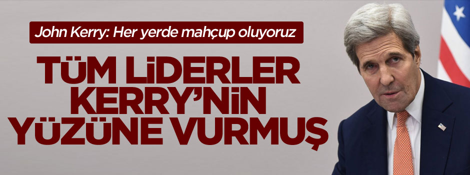 Trump ve Cruz'un sözleri Kerry'yi mahçup etmiş