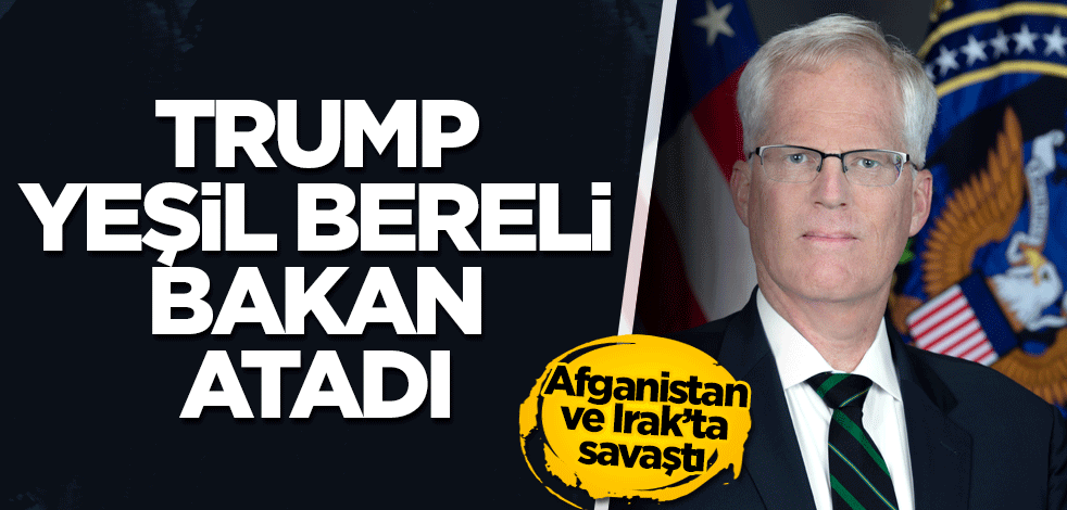 Trump vekaleten savaşçı bir bakan atadı