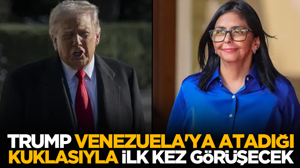 Trump Venezuela'ya atadığı kuklasıyla ilk kez görüşecek