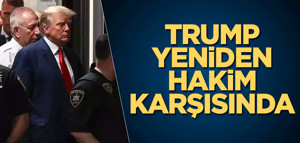 Trump yeniden hakim karşısında