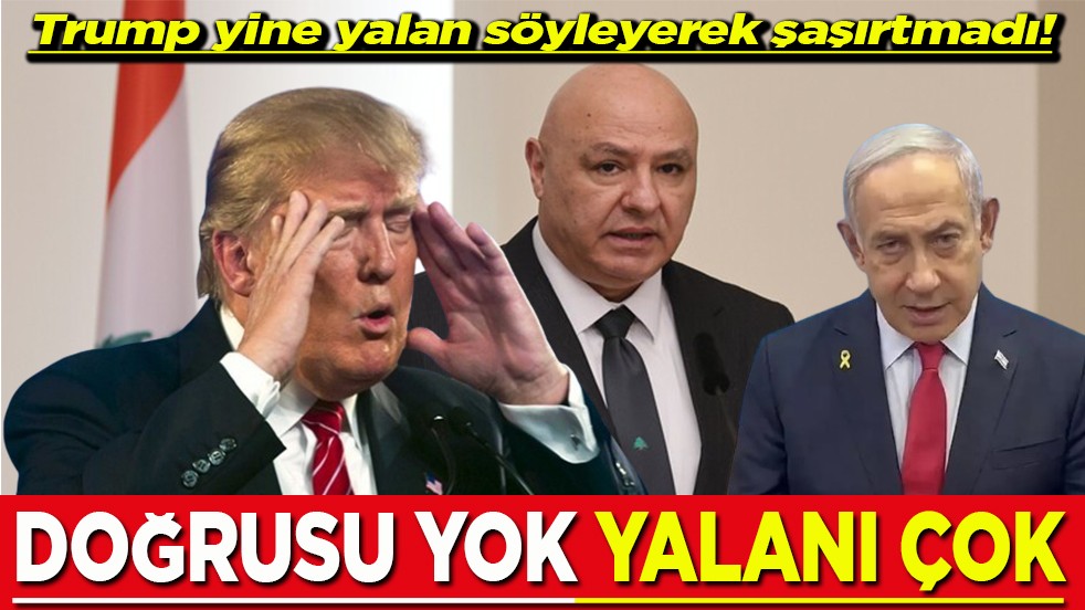 Trump yine yalan söyleyerek şaşırtmadı! Doğrusu yok yalanı çok
