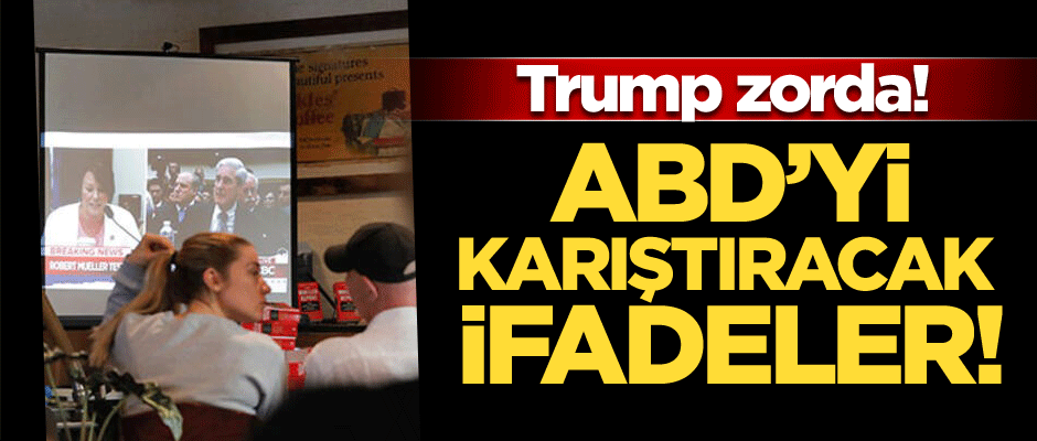 Trump zorda! ABD’yi karıştıracak ifadeler!