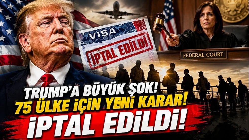Trump'a büyük şok! 75 ülke için yeni karar: İptal edildi!