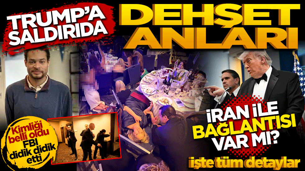 Trump’a saldırıda dehşet anları! Saldırganın kimliği belli oldu: İran ile bağlantısı var mı? 