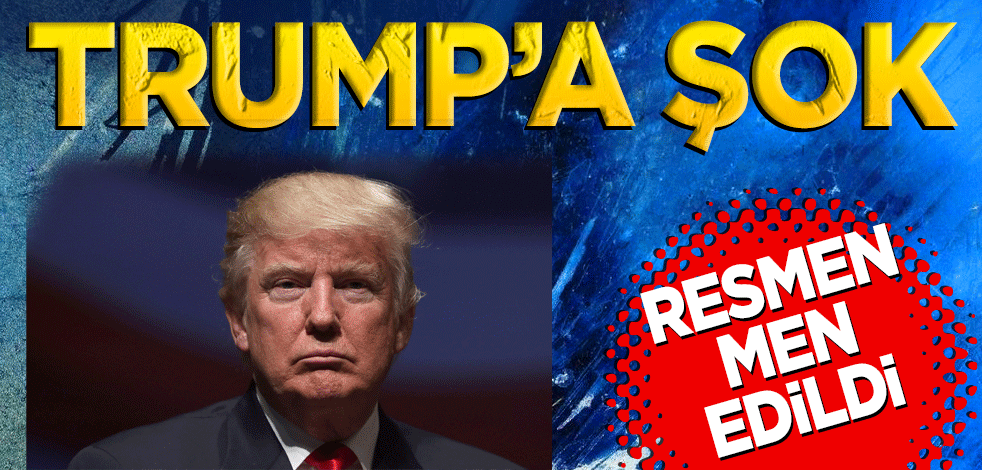 Trump'a şok! Ön seçimlere katılmaktan men edildi