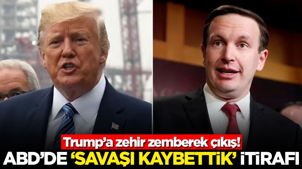 Trump’a zehir zemberek çıkış ABD’de savaşı kaybettik itirafı