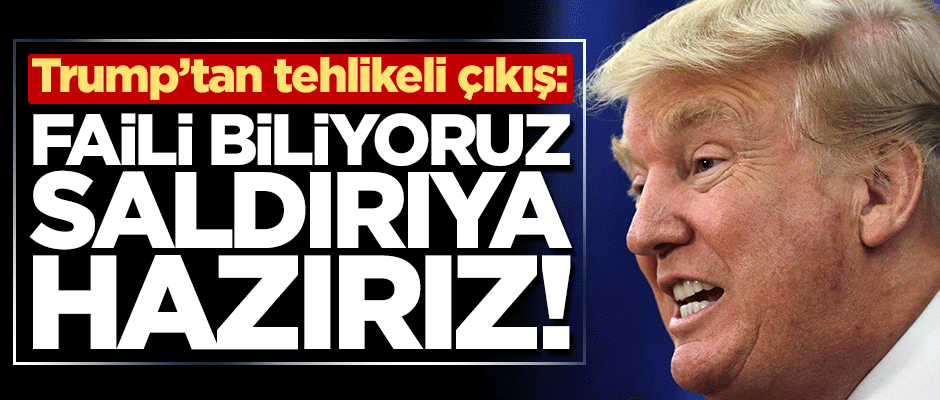 Trump'dan tehlikeli açıklama! "Muhtemel bir saldırıya hazırız"