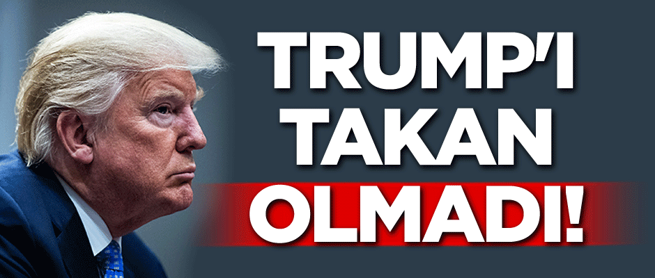 Trump'ı takan olmadı!