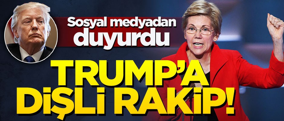 Trump'ı zorlayacak rakip! Sosyal medya üzerinden duyurdu