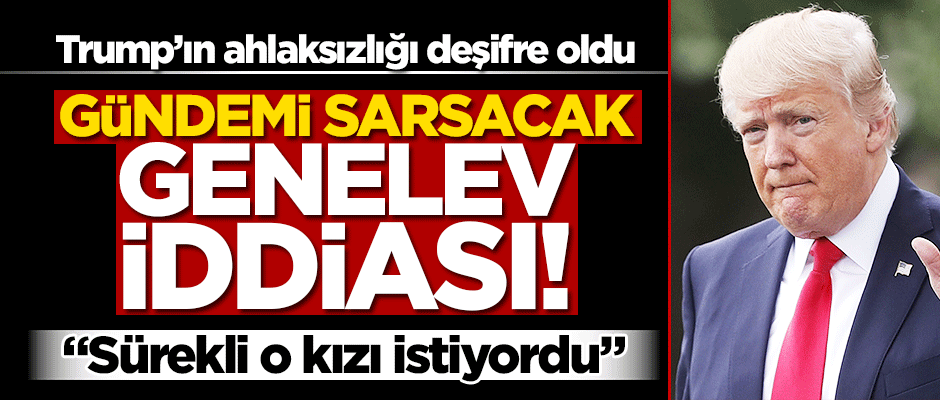 Trump’ın ahlaksızlığı piyasaya düştü! ABD'yi sarsacak 'genelev' iddiası