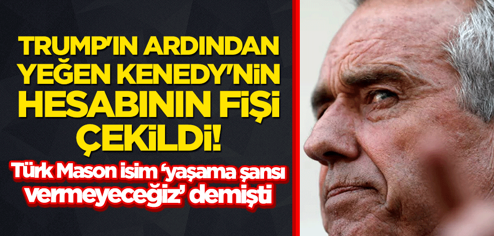 Trump'ın ardından yeğen Kenedy'nin hesabının fişi çekildi! Türk 'Mason' isim 'Yaşama şansı vermeyeceğiz' demişti