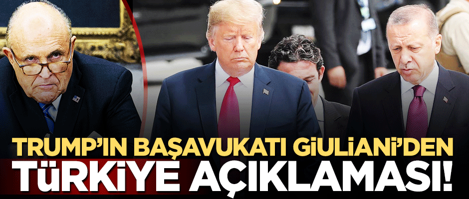 Trump'ın başavukatından önemli açıklamalar!
