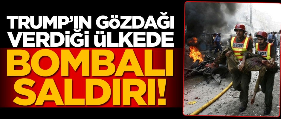 Trump'ın gözdağı verdiği ülkede bombalı saldırı!
