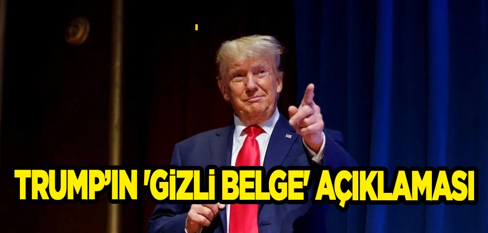 Trump'ın kullandığı sözler şaşırttı: ilgili 'gizli belge' davasında bakanlıkla uzlaşmayı reddettiğini yayımlandı