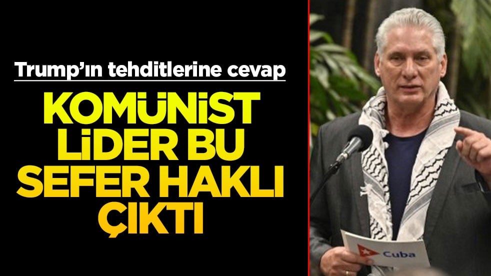 Trump’ın tehditlerine cevap! Komünist lider bu sefer haklı çıktı