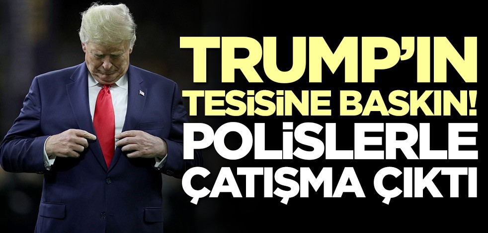 Trump'ın tesisine baskın! Silah sesleri duyuldu
