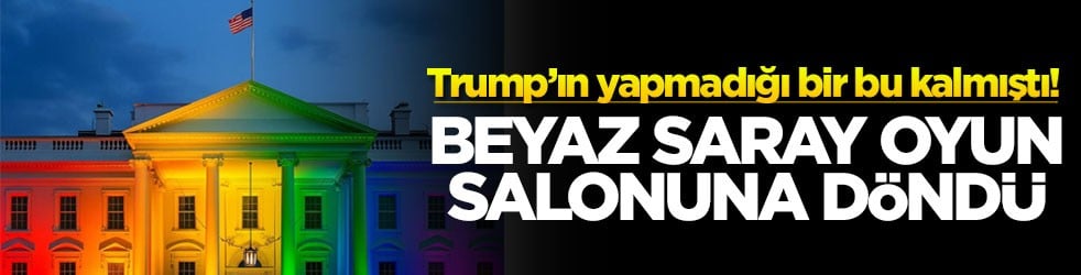 Trump’ın yapmadığı bir bu kalmıştı! Beyaz Saray oyun salonuna döndü