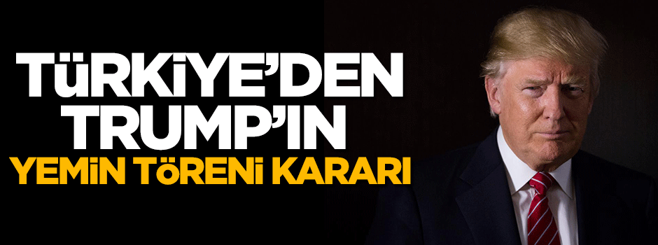 Trump'ın yemin törenine Bakan Çavuşoğlu katılacak