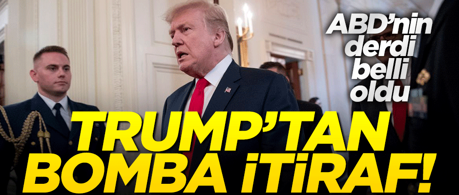 Trump'tan bomba itiraf! Savaşı ABD derin devleti istiyor
