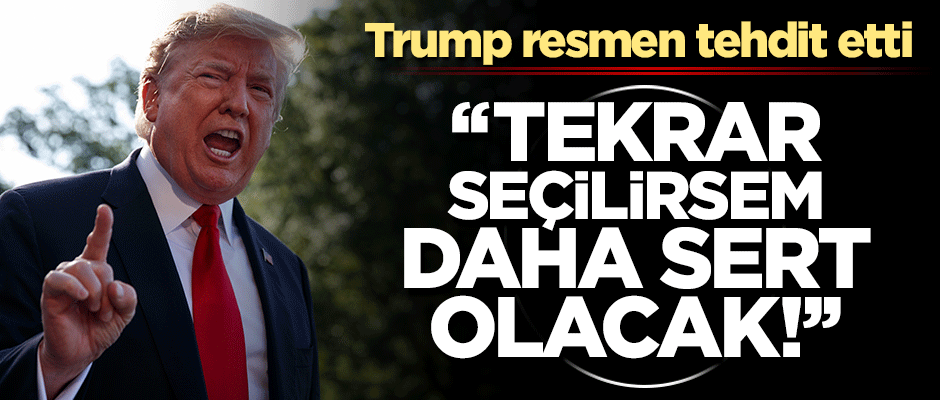 Trump'tan Çin'e tehdit: Tekrar seçilirsem daha sert olacak