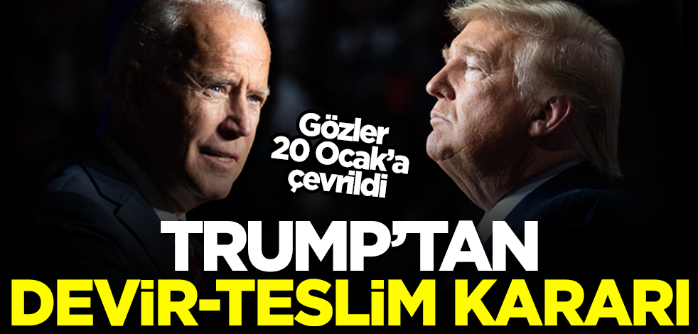 Trump'tan devir-teslim açıklaması: Törene katılmayacağım