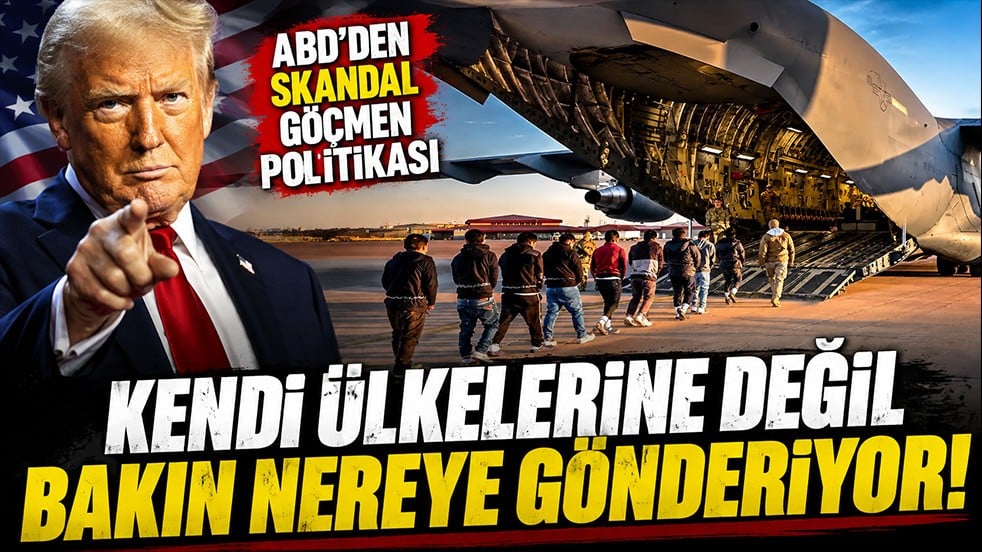 Trump'tan dünyayı ayağa kaldıracak göçmen hamlesi! Kendi ülkelerine değil bakın nereye gönderiyor