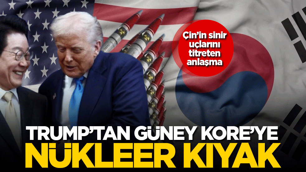 Trump’tan Güney Kore’ye nükleer kıyak! Çin’in sinir uçlarını titreten anlaşma: Pazarlık bitti, imzalar atıldı