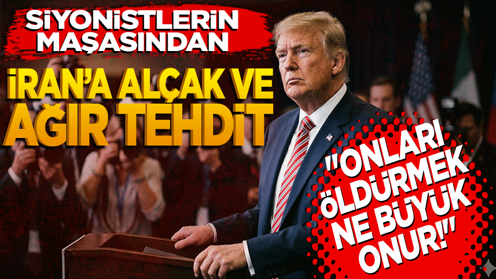 Trump'tan İran'a ağır tehdit! "Onları öldürmek ne büyük onur!"