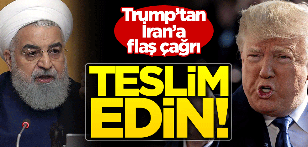 Trump'tan İran'a flaş çağrı: FBI ajanını teslim edin!