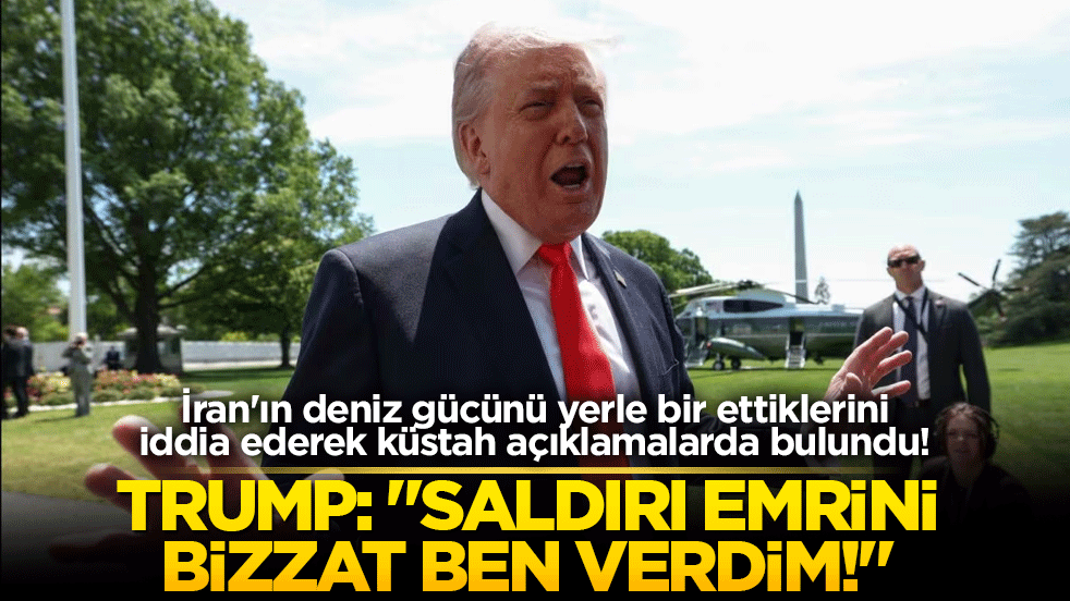 Trump'tan İran'a gözdağı: "159 gemisi denizin dibinde!"
