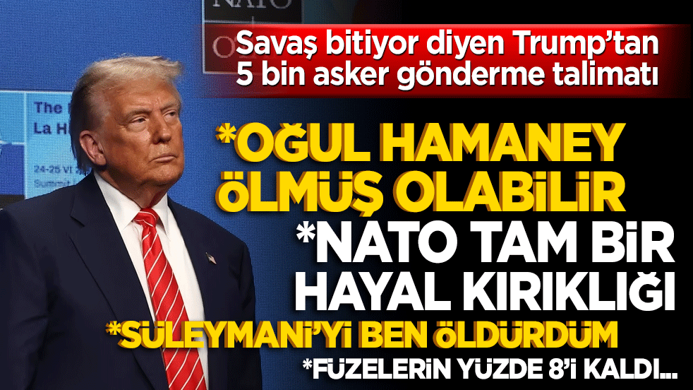 Trump’tan İran’a 