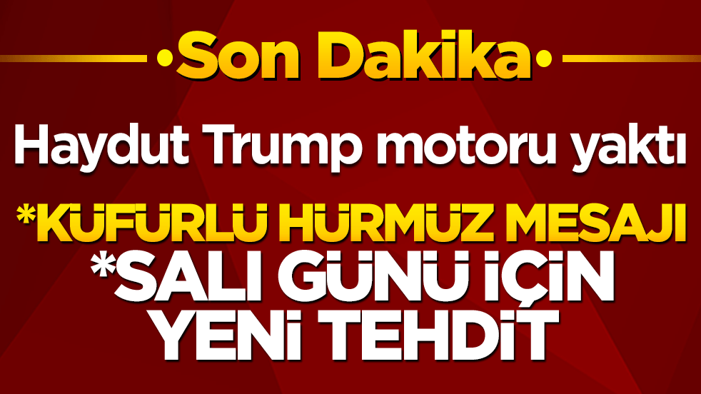 Trump'tan İran'a zehir zemberek sözler! Dağların derinliklerinden "Albay" kurtarıldı: Cehennemde yaşayacaksınız!