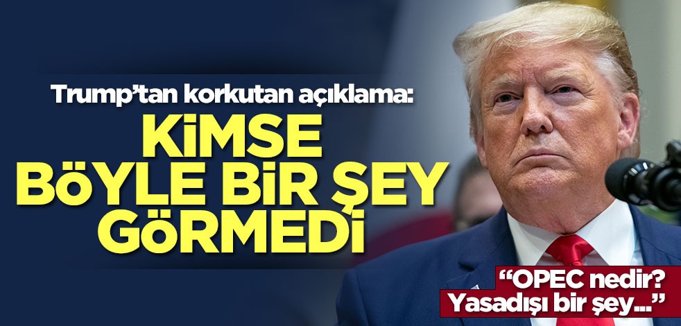 Trump'tan koronavirüs açıklaması: Bu çok bulaşıcı kimse böyle bir şey görmedi