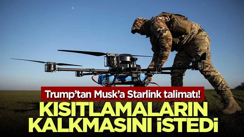 Trump’tan Musk’a Starlink talimatı! Kısıtlamaların kalkmasını istedi
