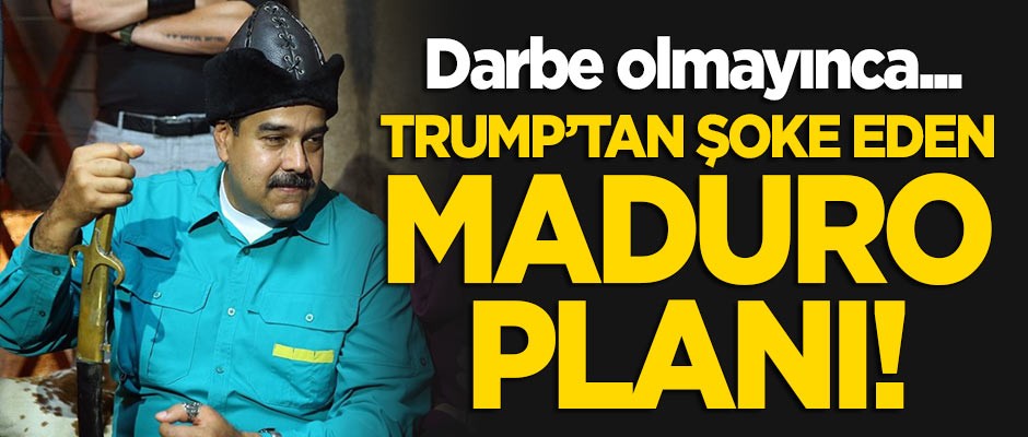Trump'tan şoke eden Maduro planı! Muhalefet liderini...