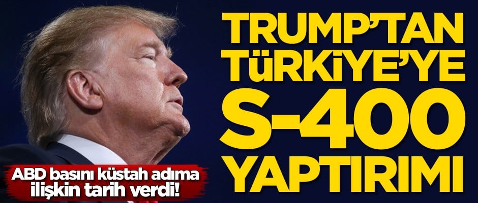Trump'tan Türkiye'ye yönelik küstah adım!