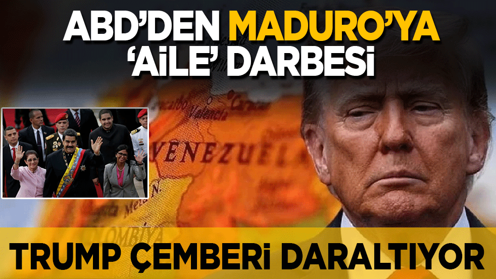 Trump’tan Venezuela’ya 'Narko' ablukası: Maduro’nun ailesi yaptırım kıskacında