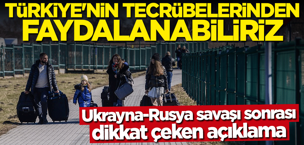 Trzeciak: Türkiye'nin tecrübelerinden faydalanabiliriz