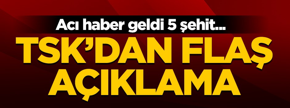 TSK açıkladı: Afrin'de bir tankımız vuruldu! Acı haber geldi