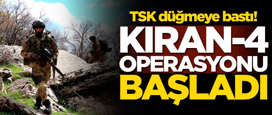 TSK düğmeye bastı! 3 ilde dev operasyon
