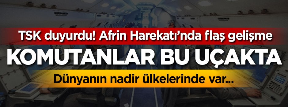 TSK duyurdu! Komutanlar bölgeye gitti