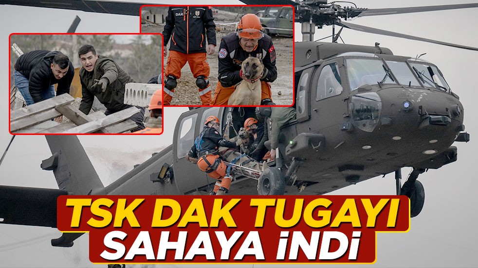 TSK İnsani Yardım Tugayı'ndan tatbikat